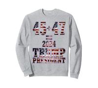 Pro Trump 2024 45th Potus 45+47= 2024 Presidente de Trump Sudadera