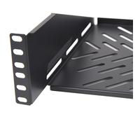 Pro Ventilado Soporte Estante 2U 300mm Negro Oscuro para 48.3cm Datos Armario