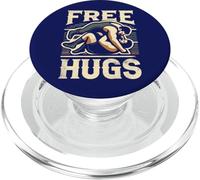 Pro Wrestling Free Hugs Cita Combat Sports MMA Wrestler PopSockets PopGrip para MagSafe