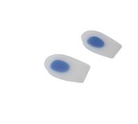 Pro11 Plantilla ortopédica de silicona, con punto de color azul, para el dolor de talones, fascitis plantar, metatarsalgia, etc., color, talla L