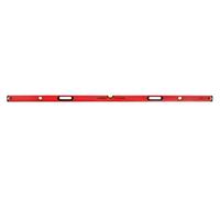 PRO800 Nivel de burbuja 200cm con perfil ergonómico - ERS+ (Easy Reading System) Nivel de precisión con tapones antichoque - Color Rojo