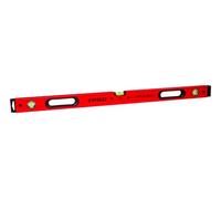 PRO900 Heavy Duty Nivel de burbuja 100cm con perfil ergonómico - ERS+ (Easy Reading System) Nivel de precisión con tapones antichoque - Color Rojo