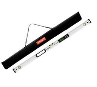 PRO900 Nivel de burbuja digital 120cm con 2 pantallas LCD y bolsa de transporte - Nivel electrónico con memoria de valores de medición para hasta 19 resultados - Protección IP65 - Color Blanco