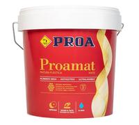 Proa. PINTURA PLÁSTICA EXTERIOR MATE ANTIVERDIN. PROAMAT, RIVEIRA. 15 L