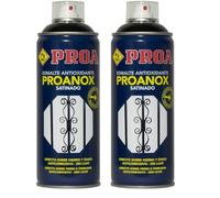 PROA SD100S4, Esmalte antioxidante para metales, Blanco, 400 ml (Paquete de 2)