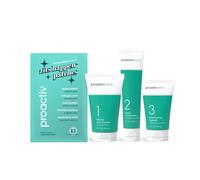 Proactiv Clean 3 pasos Rutina de acn con parches de espinilla: tratamiento con acn de azufre limpiador suero cido azelaico e humectante facial par