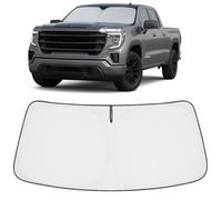 Proadsy Parasol Plegable para Parabrisas Delantero, Ajuste Personalizado 2024 2023 2022 2021 2020 2019 GMC Sierra 1500 2500 3500 SLT, AT4, Denali, Accesorios para camioneta 2024