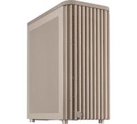 ASUS ProArt PA401 Wood Edition - Chasis ATX con Panel de Malla, Compatible con GPU de 314mm, Compatible con radiadores de 240 mm, Dos Ventiladores de 160mm, Soporte de PSU extraíble - Beige