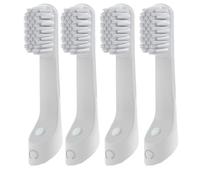 Proate Cabezales de repuesto para cepillo de dientes eléctrico, cabezales de repuesto para cepillo de dientes Quip, 4 unidades (blanco)