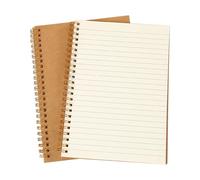 Proaustin Cuadernos A5 de doble bobina en espiral, diarios de papel grueso con rayas universitarias, un cuaderno de giro lateral, para dibujar, escribir, tomar notas, blocs de notas, planificador de