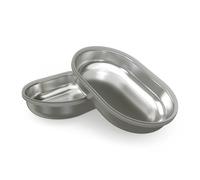 Proaustin Sure Petcare SureFeed - Juego de cuencos de acero inoxidable, compatible con el comedero de microchip SureFeed para mascotas, cuenco sellado para mascotas, metal, cuenco de comida para