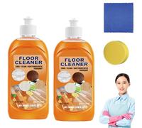 Probablei Floor Cleaner, Powerful Decontamination Floor Cleaner, Multi-Purpose Floor Cleaner for Wood Floors Ceramic Tiles Marble and Appliances (2Pcs)