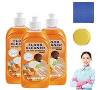 Probablei Floor Cleaner, Powerful Decontamination Floor Cleaner, Multi-Purpose Floor Cleaner for Wood Floors Ceramic Tiles Marble and Appliances (3Pcs)