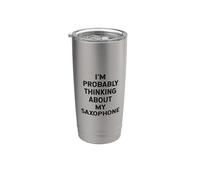 Probablemente estoy pensando en mi saxofonista Vaso térmico de acero inoxidable de doble pared