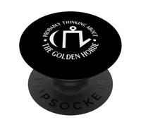 Probablemente Pensando en la Horda de Oro para Hombres Mujeres. PopSockets PopGrip Adhesivo