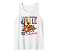 Probablemente Solo va a cascabear Algunos de los Renos cansados Camiseta sin Mangas