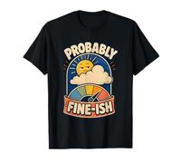 Probably Fine-ish Humor Naturaleza Camiseta
