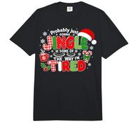 Probably Just Going to Jingle Some of The Way Xmas Funny Comfort Colors Adult Heavyweight T-Shirt