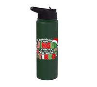 Probably Just Going to Jingle Some of The Way Xmas Funny Stainless Steel Insulated Water Bottle