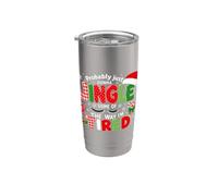Probably Just Going to Jingle Some of The Way Xmas Funny Vaso térmico de acero inoxidable de doble pared
