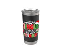 Probably Just Going to Jingle Some of The Way Xmas Funny Vaso térmico de acero inoxidable de doble pared