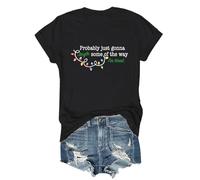 Probably Just Gonna Jingle Tired Shirt Some of The Way I'm Tired Shirt, Negro-1, S
