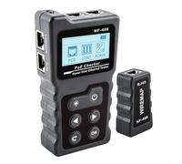 Probador avanzado de cable de red para CAT5e CAT6 CAT6a, para comprobación estándar PoE AFAT, diagnóstico de precisión en pantalla LCD