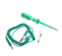 Probador Circuito Eléctrico Coche 6V-24V Comprobador Fusibles Sonda Destornillador Verde