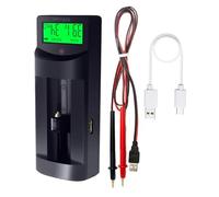 Probador compacto de baterías de litio para voltajes y resistencia, fácil de operar para entusiastas de la electrónica