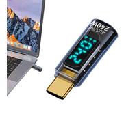 Probador de adaptador tipo C - Adaptador tipo C, convertidor de extensión de carga PD tipo C de 240 W, adaptador de extensión USB tipo C, adaptador hembra a macho para teléfono, laptop, tableta cable