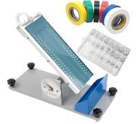 Probador de adherencia inicial, probador manual de adherencia con bola de acero, ángulo ajustable de 0 a 60°, 120 mm de ancho para cintas adhesivas, calcomanías, etiquetas, espuma y más