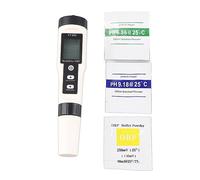 Probador de agua digital 4 en 1 Multifuncional IP67 Impermeable PH H2 ORP Temp Medidor de calidad del agua con retroiluminación
