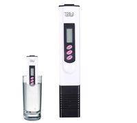 Probador de agua digital - Ph TDS EC Meder - Penna para el análisis de agua de calidad para beber, piscina, hidroponía, acuario, pozo, laboratorio | Pantalla LCD, computadora portátil, alta precisión