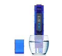 Probador de agua, Medidor digital de TDS profesional de 0 a 9990 ppm, probador de calidad del agua potable for acuarios, piscinas y filtros, monitor de sólidos disueltos totales.