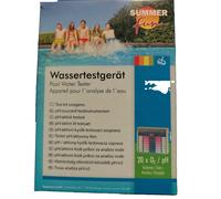 Probador de agua oxígeno / pH incluye 2 x 20 comprimidos de SummerFun