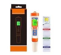 Probador de agua piscina 7 en 1, medidor Digital calidad del for, SPA, pH/ORP/sal/TDS/EC/Temp,Extensamente probado