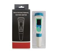 Probador De Agua - Probador De Calidad Del Agua | Kit De Prueba De Salinidad De Calidad Líquido Digital Preciso Versátil, Reutilizable 4 En 1 Herramienta De Prueba Multifuncional Para Piscina, Mar, Re