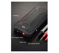 Probador de aislamiento, Probador automotriz profesional digital de Multímetro Smart Habotest NCV 1000V AC DC Probador de temperatura de capacitancia HZ OHM HT116(HT116)