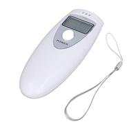 Probador de Alcohol en Aliento Portátil, Precisión de Grado Profesional Probador Alcohólico Abs Alcoholímetro de Elemento Blanco para Uso Profesional Personal