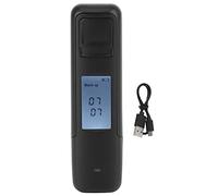 Probador de Alta PrecisióN PortáTil Sin Contacto para Soplar Alcohol Police Pantalla Digital USB Recargable BAC 2