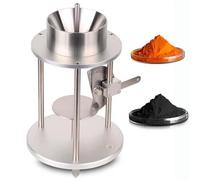 Probador de ángulo de reposición para medición de flujo de polvo, cono de embudo de 60°, puerto de descarga de 5 mm, instrumento ideal para evaluación de fluidez del polvo