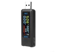 Probador de banco de energía USB 10 en 1 para medición detallada de voltaje y corriente con pantalla digital para evaluación de dispositivos (6527-U)