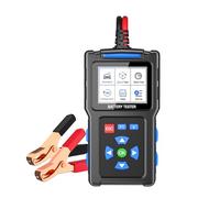 Probador de batería de coche de 12 V, 24 V, analizador de batería automotriz 20 2000 CCA 10 AH 300 AH para coches, camiones, vehículos diésel y barcos, pantalla a color TFT de 2,4