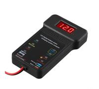Probador de batería de coche de 12 V con rango CCA 100-2000, analizador de estado de batería ácida para carga de alternador, polaridad inversa y herramienta de diagnóstico de pantalla LED