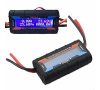 Probador de batería inalámbrico digital LCD de 60 V con analizador de corriente de voltaje de potencia para monitoreo y análisis precisos de sistemas de batería de motor (300 A)