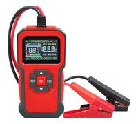 Probador de batería inteligente para 12 V 24 V con mensaje de voz para coches, motocicletas, vehículos eléctricos, carretillas elevadoras con voltaje preciso y diagnóstico de nivel de carga