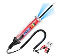Probador de batería para circuito automotriz con cable de resorte extendido, sondas de diagnóstico automático, pluma de prueba, voltajes de camión, comprobador de circuito eléctrico
