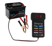 Probador de batería para coche, probador de batería para coche, analizador digital de batería para coche 12 V/24 V | Analizador de carga alternador con pantalla LCD e indicador LED, probador