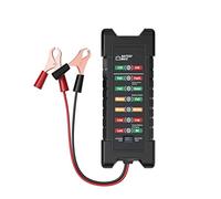 Probador de batería, Probador de batería Admite 1 2V / 24V baterías Estado alternador Verificación la del automóvil Testador Herramientas(Clip Style)