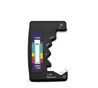 Probador de batería, Probador de batería digital LCD Mostrar C d n AA AAA 9V 1.5V Herramienta de diagnóstico de capítulo de la capacidad de la capacidad de la capacidad de la batería del botón(Negro)